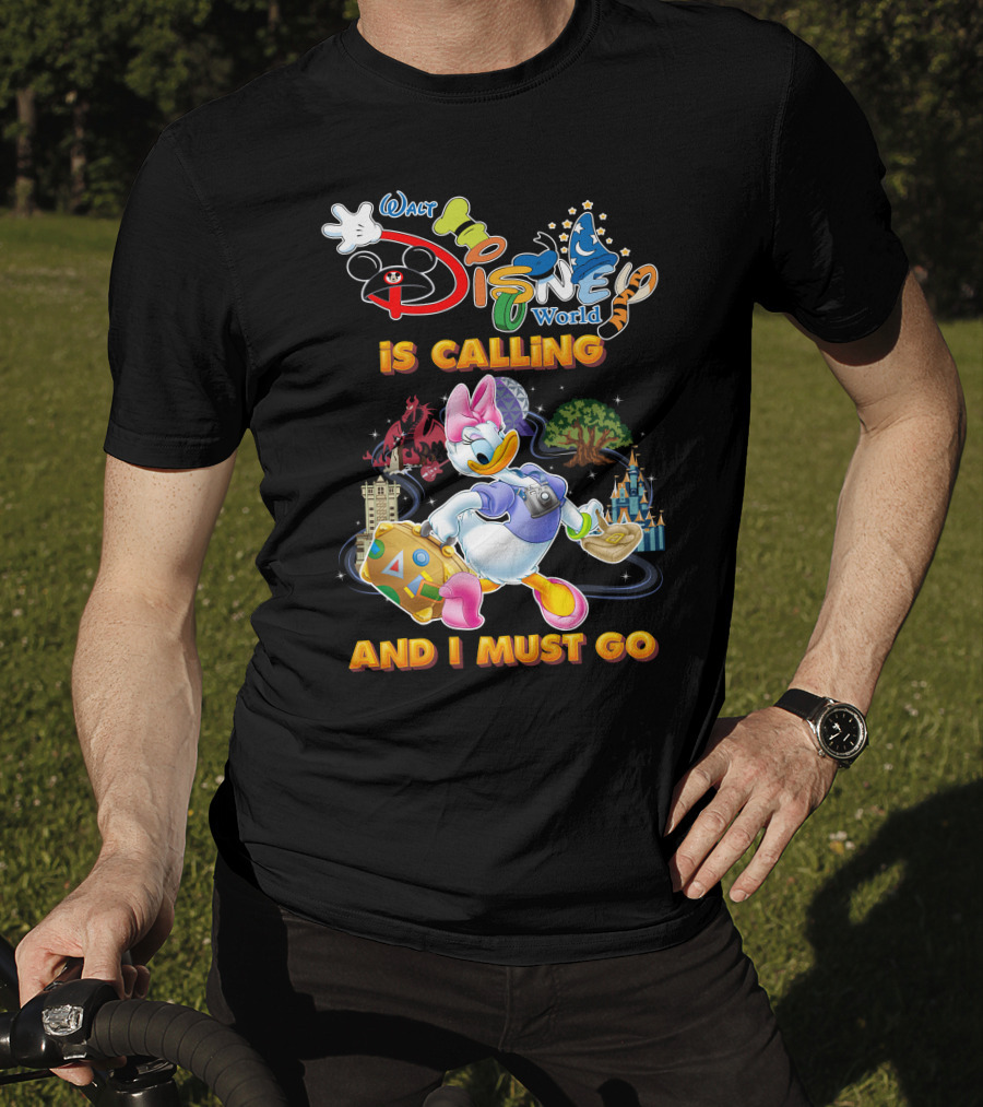 Walt Disney World Is Calling And I Must Go Daisy Duck T-Shirt