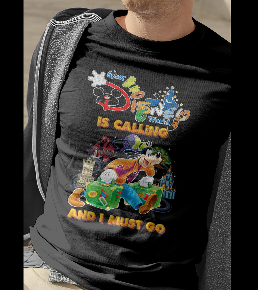Walt Disney World Is Calling And I Must Go Goofy T-Shirt