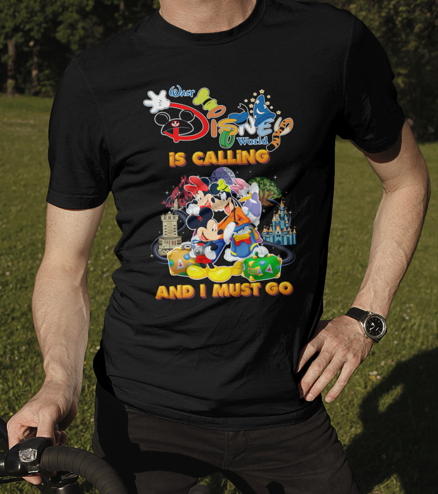 Walt Disney World Is Calling And I Must Go Mickey & Friends T-Shirt