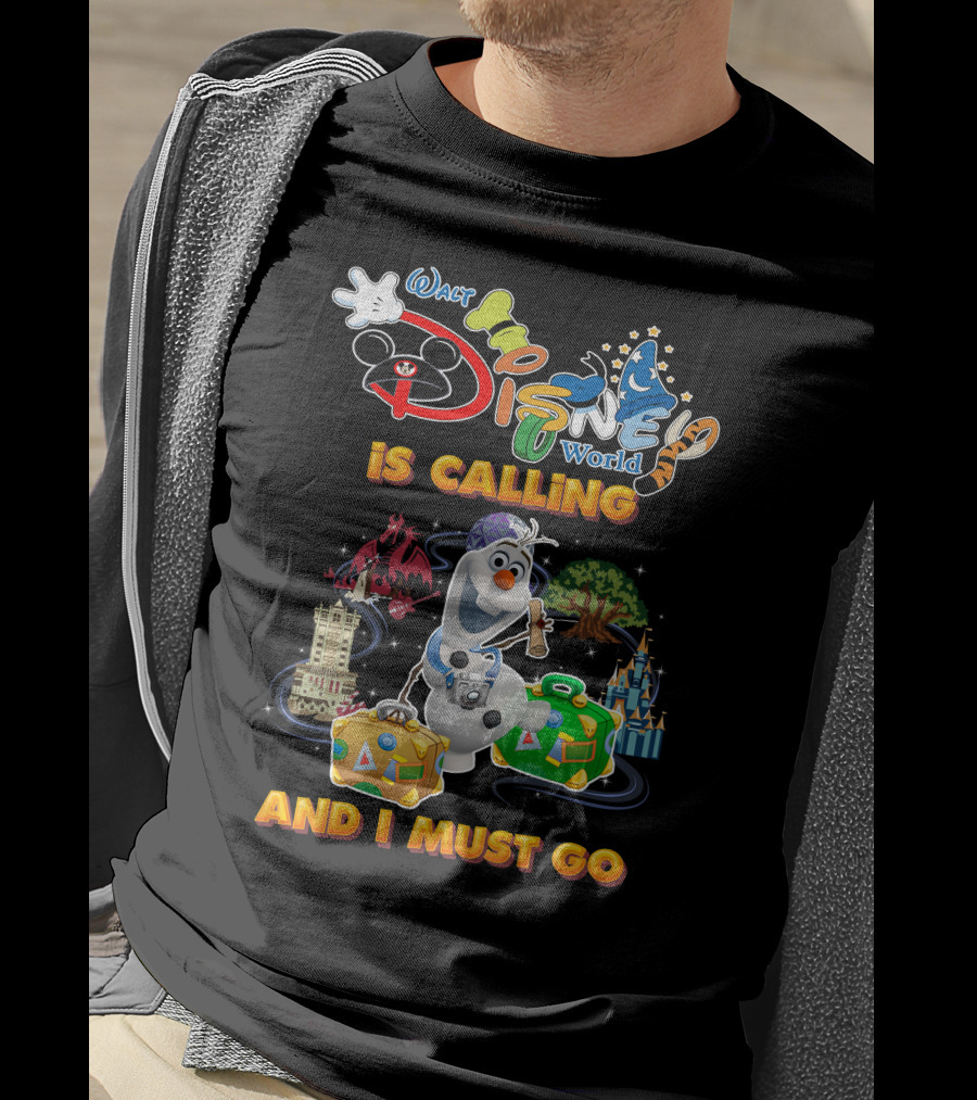 Walt Disney World Is Calling And I Must Go Olaf T-Shirt