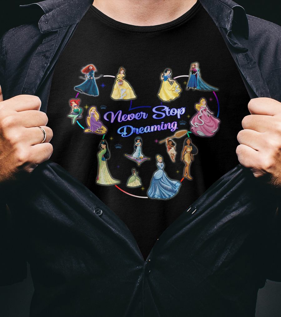 Disney Princess Never Stop Dreaming T-Shirt