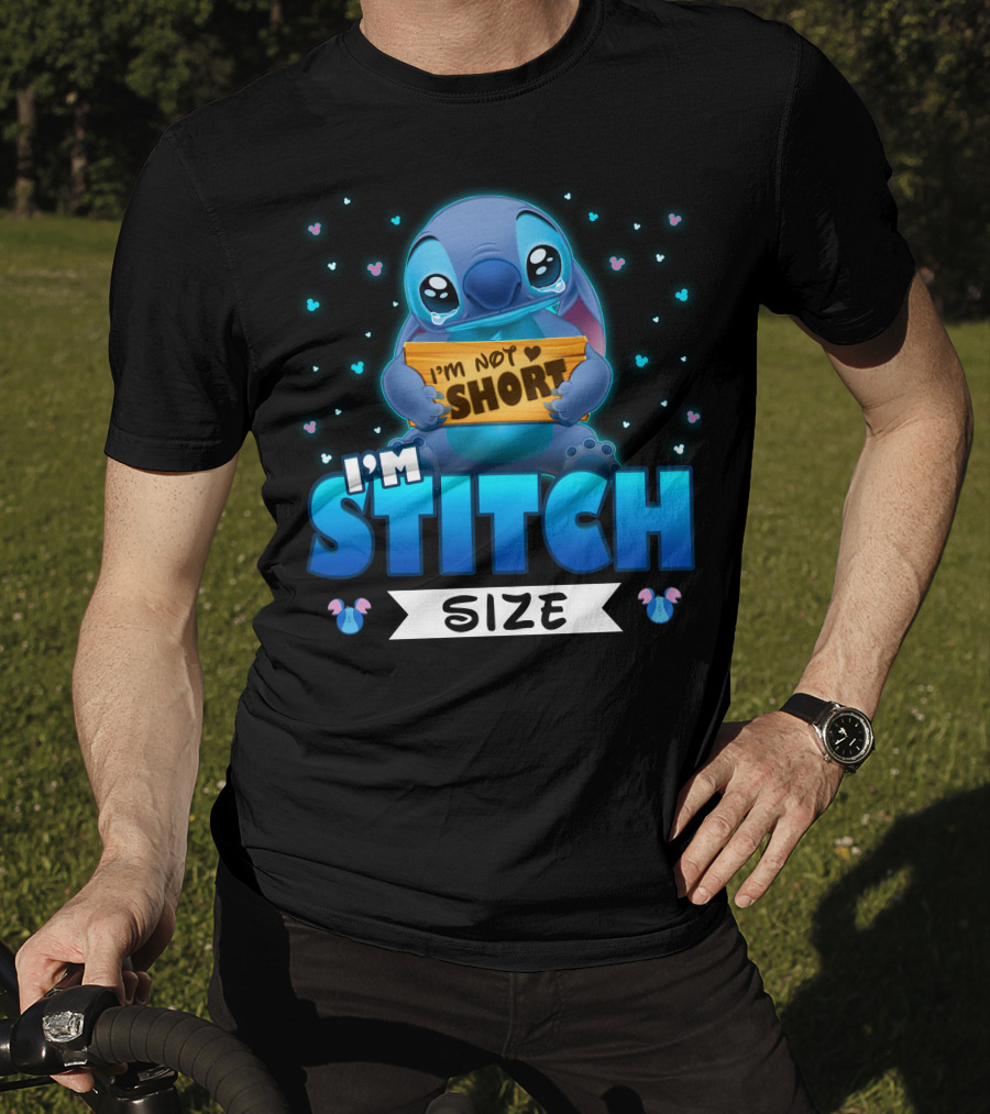 I'm Stitch I'm Not Short Size T-Shirt