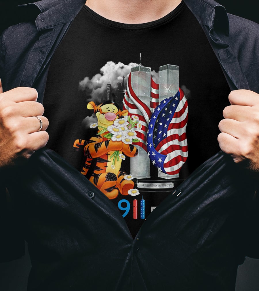 Never 9/11 Forget Tigger-D T-Shirt