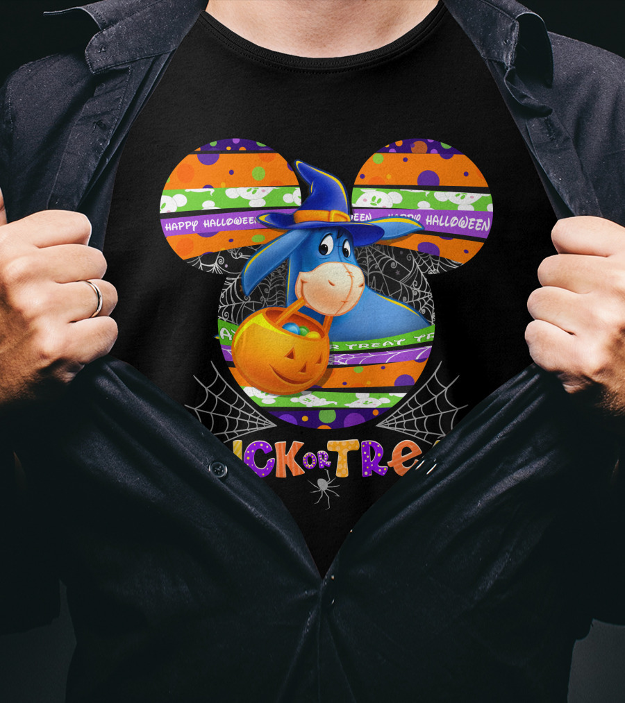 Eeyore Trick Or Treat Happy Halloween T-Shirt
