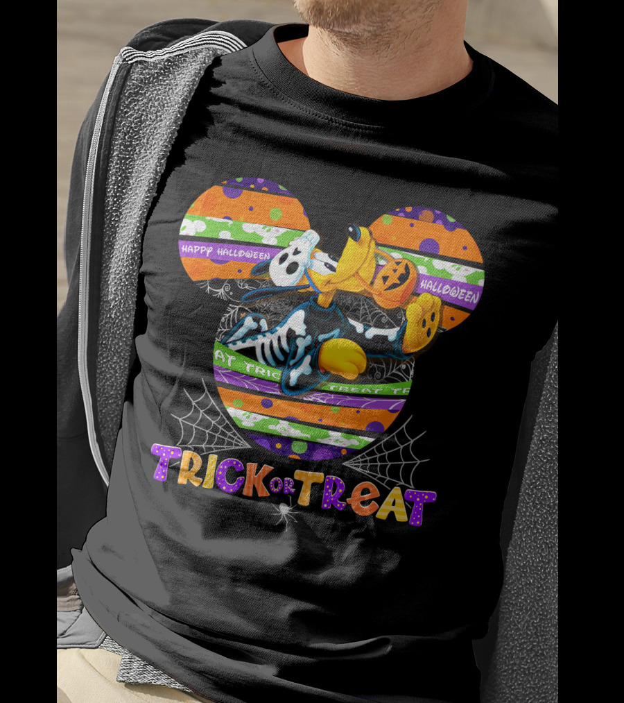 Happy Halloween Pluto Trick Or Treat T-Shirt