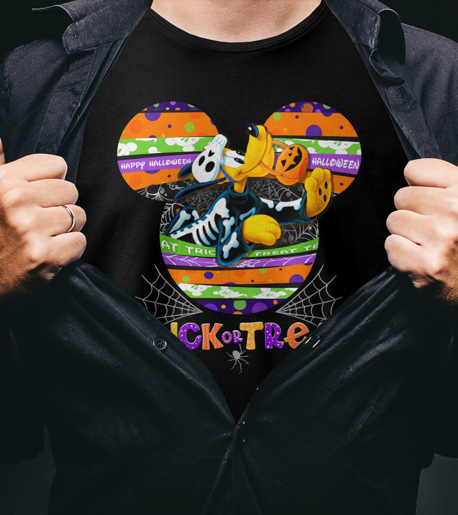 Happy Halloween Pluto Trick Or Treat T-Shirt