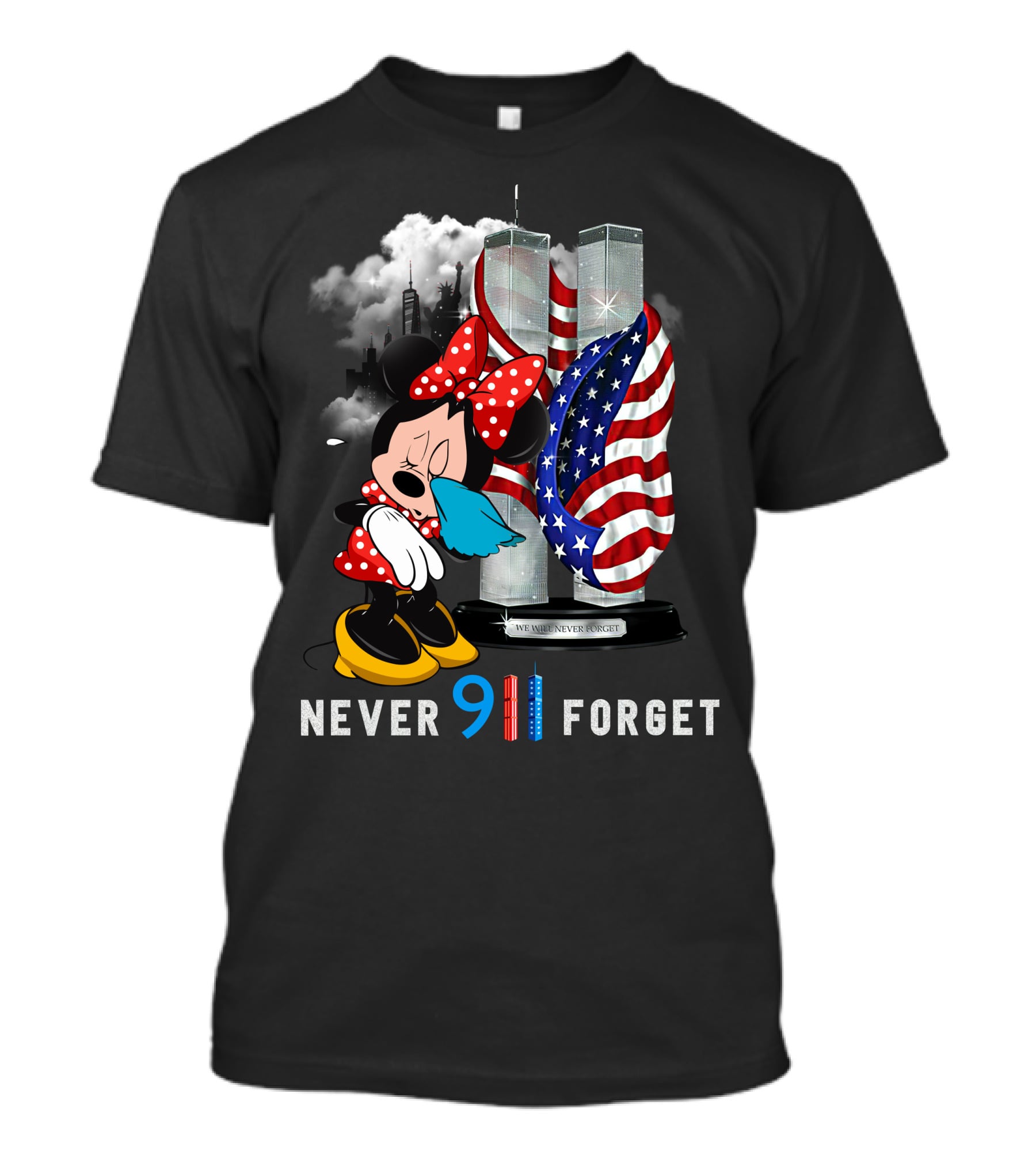 Never Forget Minnie 911 Tribute T-Shirt