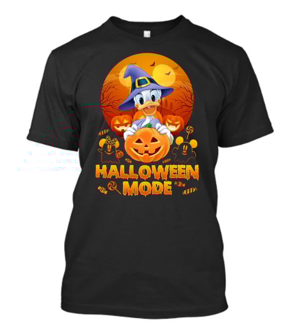 Daisy Halloween Mode Pumpkin Wizard Scene T-Shirt