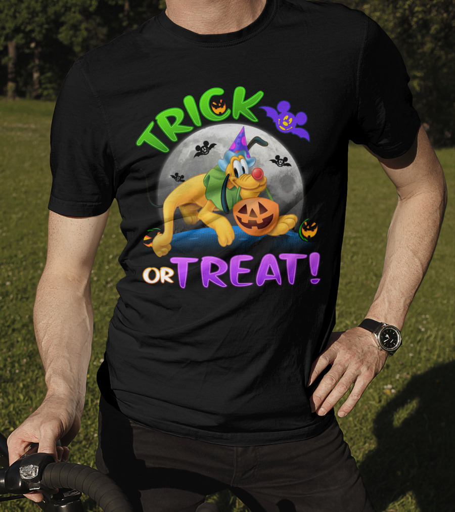 Trick Or Treat Pluto Halloween Disney T-Shirt