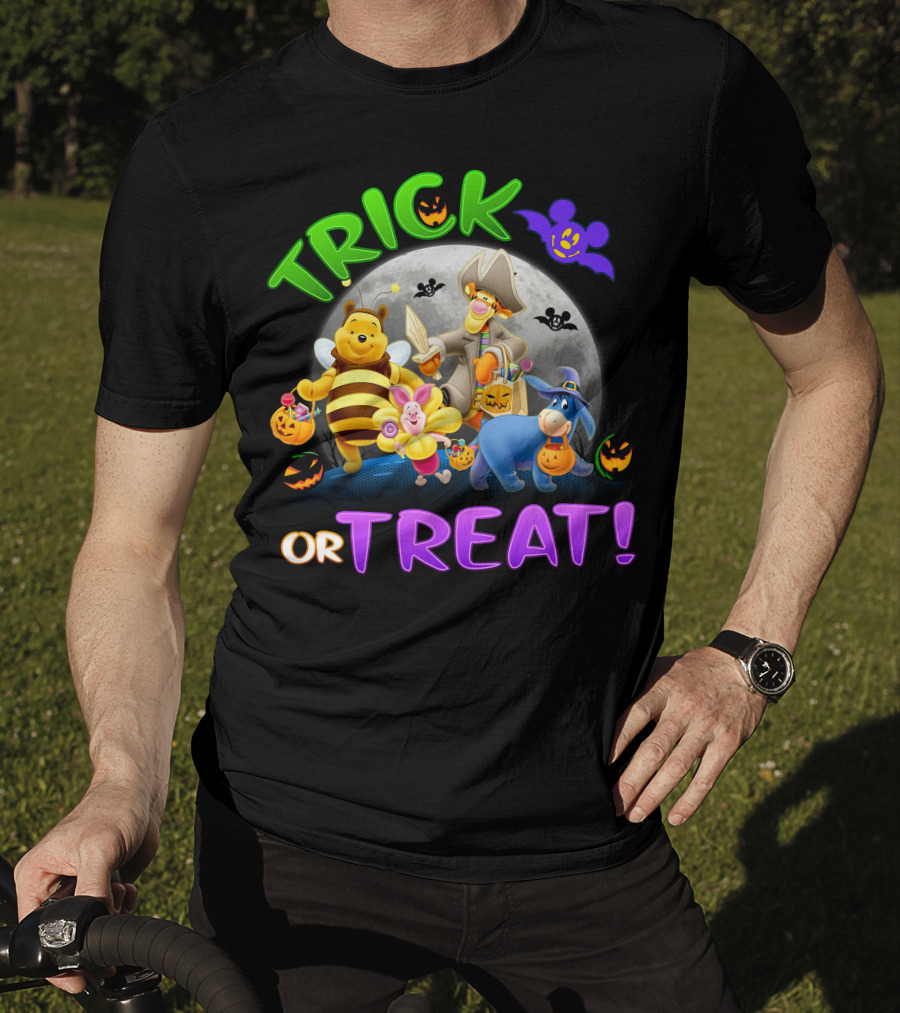 Trick Or Treat Winnie The Pooh Halloween Adventure T-Shirt