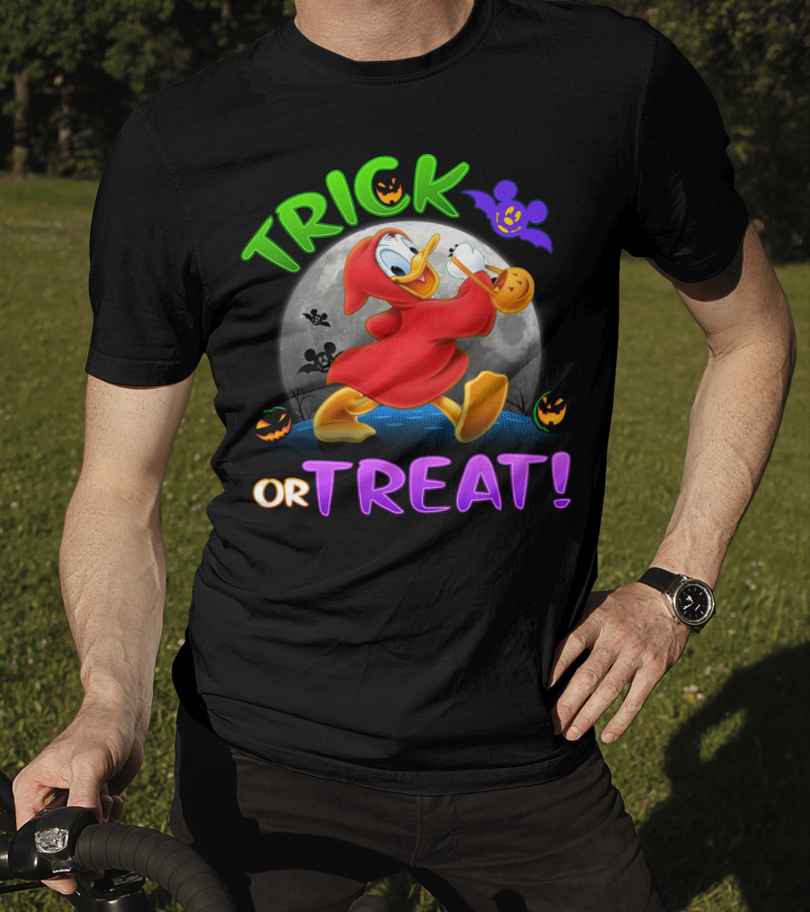 Trick Or Treat Donald Duck Halloween Disney T-Shirt