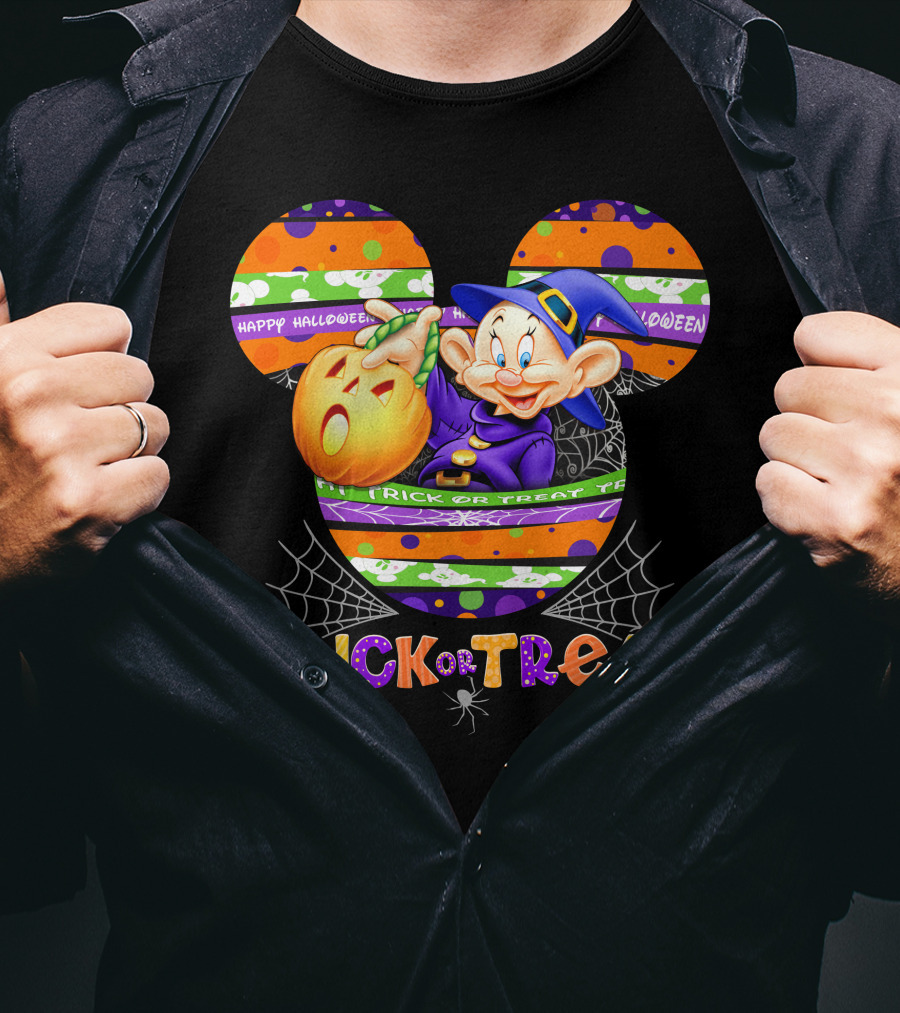 Happy Halloween Dopey Trick Or Treat T-Shirt
