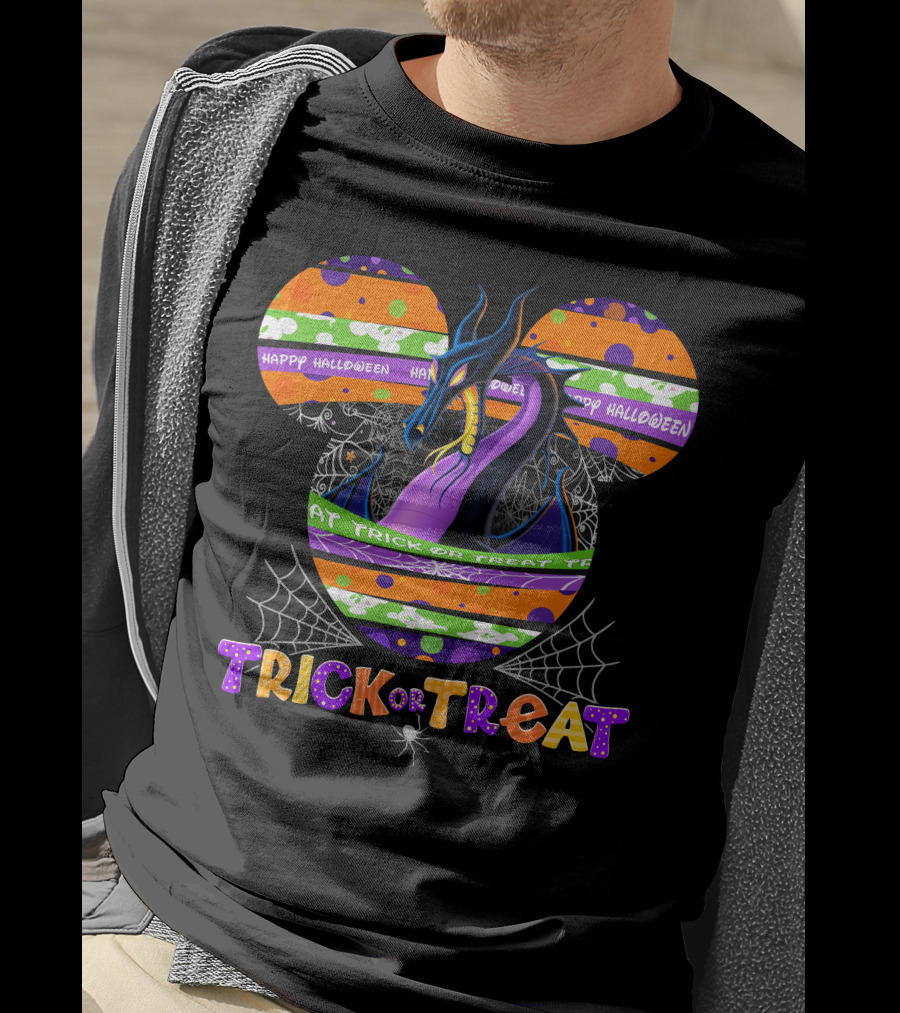 Trick Or Treat Dragon Happy Halloween T-Shirt