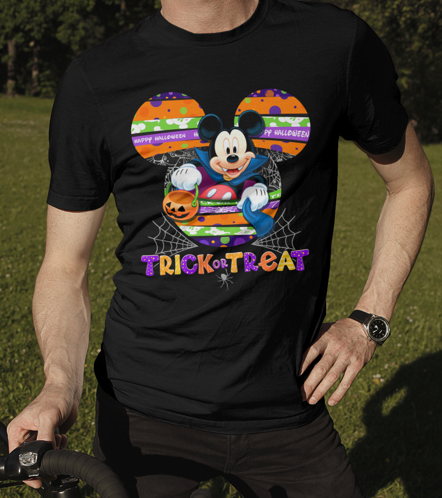 Mickey Trick Or Treat Happy Halloween T-Shirt