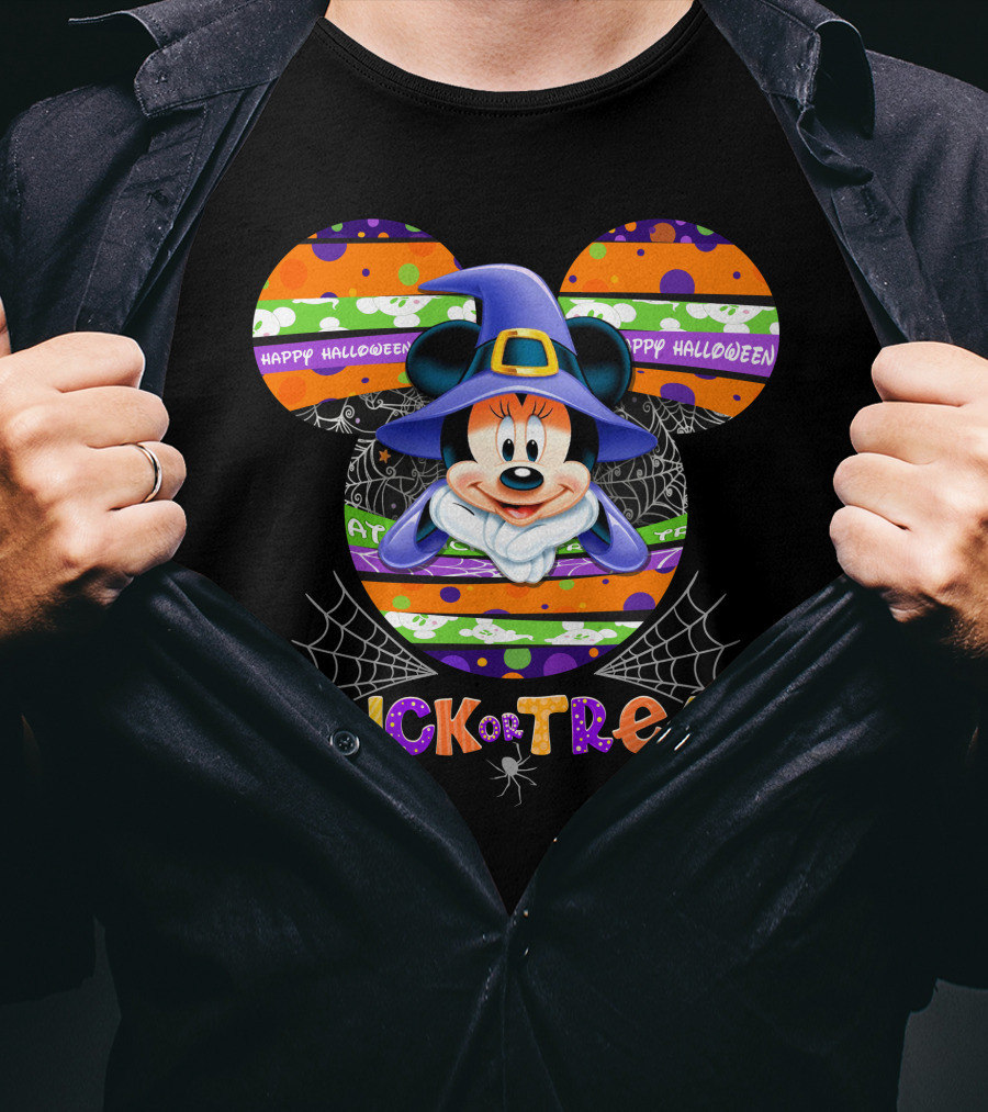 Minnie Happy Halloween Trick Or Treat T-Shirt