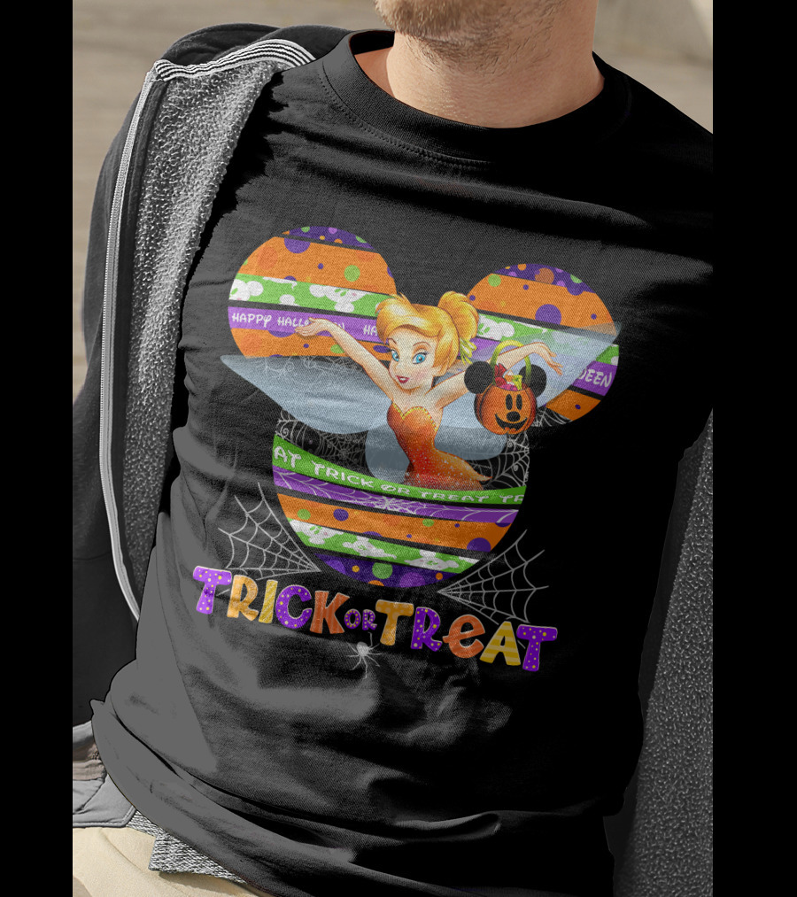 Tinker Bell Trick Or Treat Halloween T-Shirt