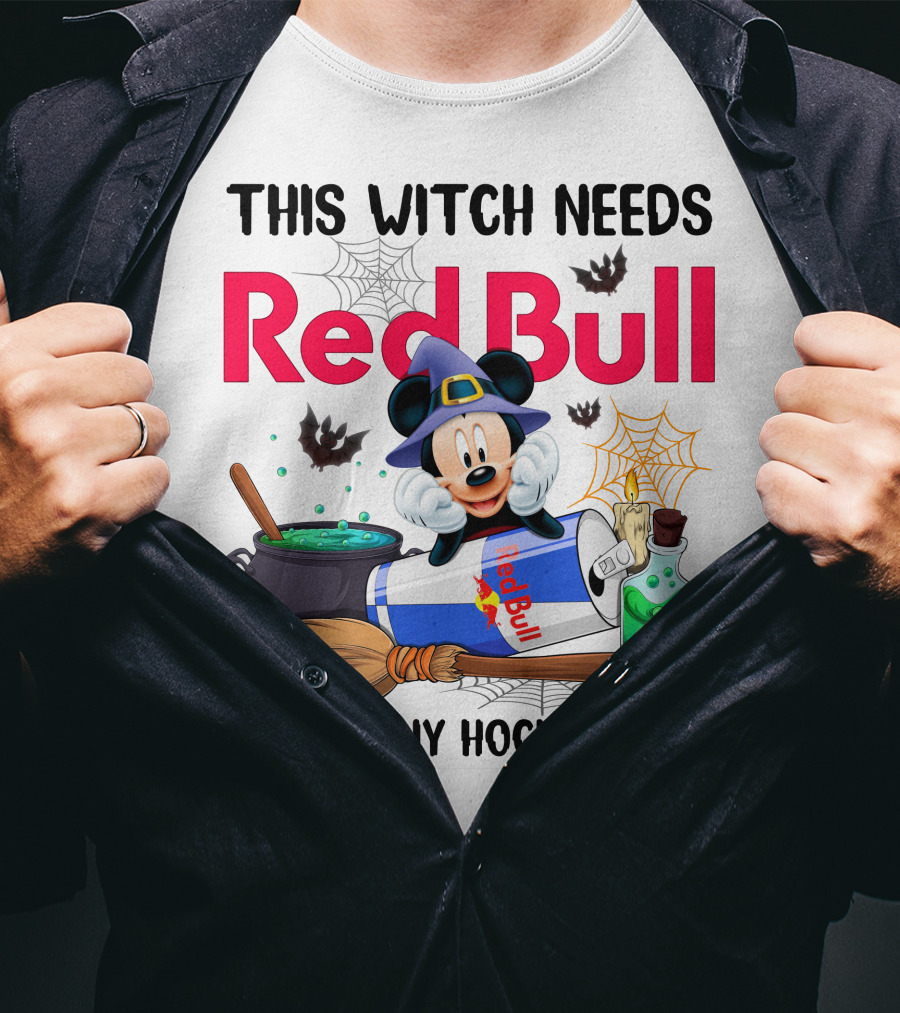 This Witch Needs Red Bull Before Any Hocus Pocus T-Shirt