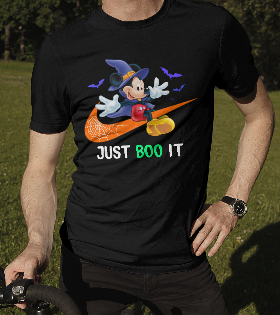 JUST BOO IT Mickey Witch Halloween T-Shirt