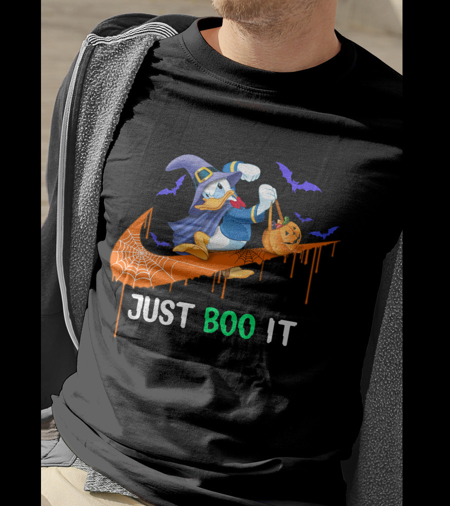 Just Boo It Donald Halloween Nike Theme T-Shirt