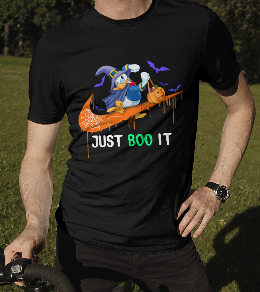 Just Boo It Donald Halloween Nike Theme T-Shirt