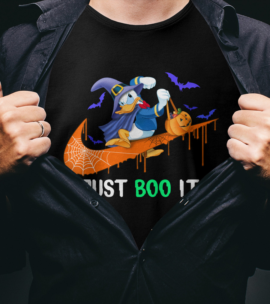 Just Boo It Donald Halloween Nike Theme T-Shirt