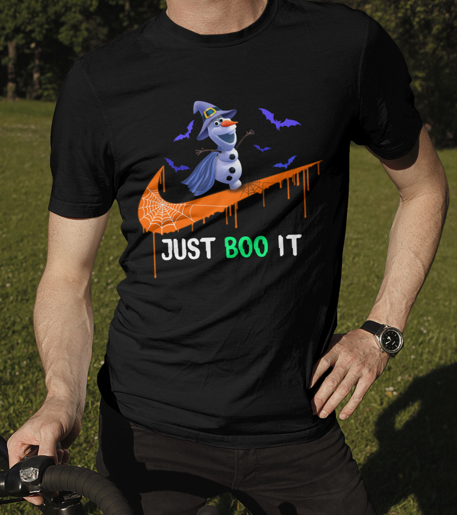 Just Boo It Olaf Nike Halloween Bats T-Shirt