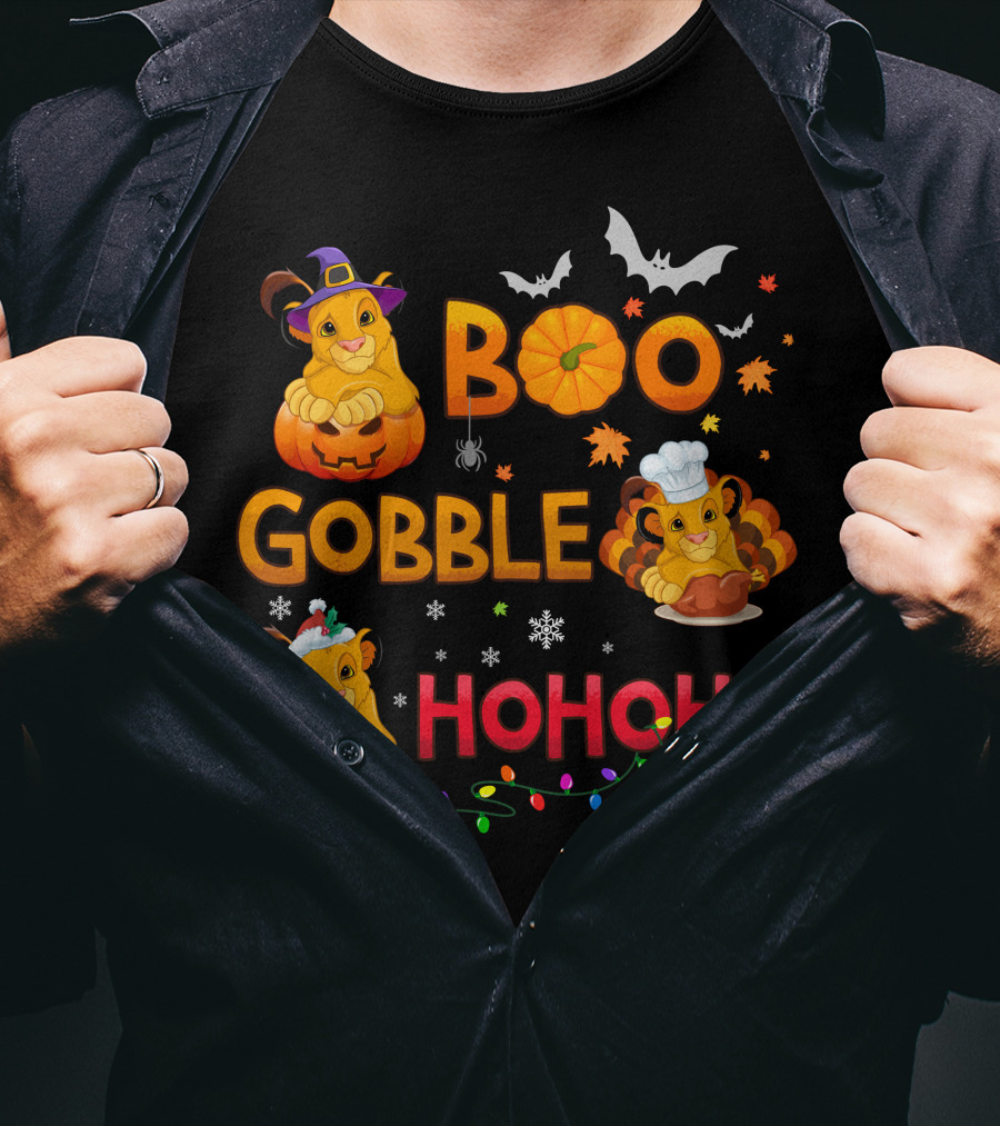 Boo Gobble Hohoho Simba T-Shirt