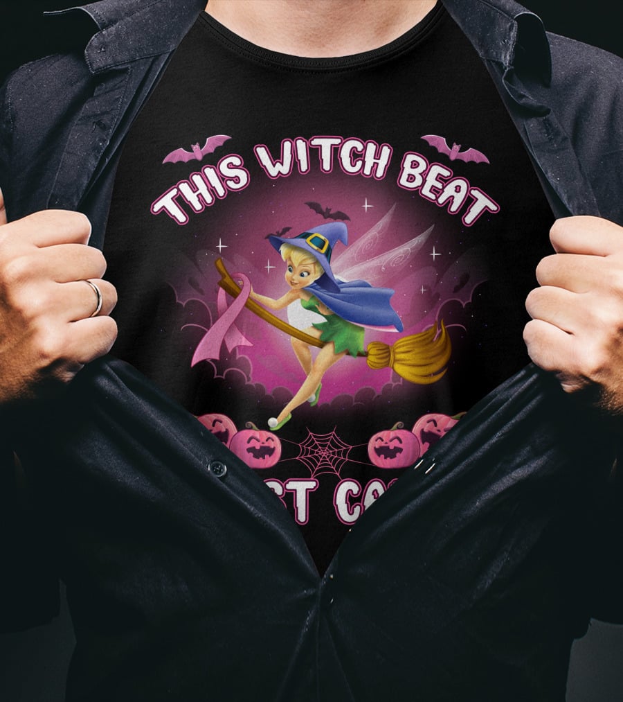 This Witch Beat Breast Cancer Tinker Bell T-Shirt