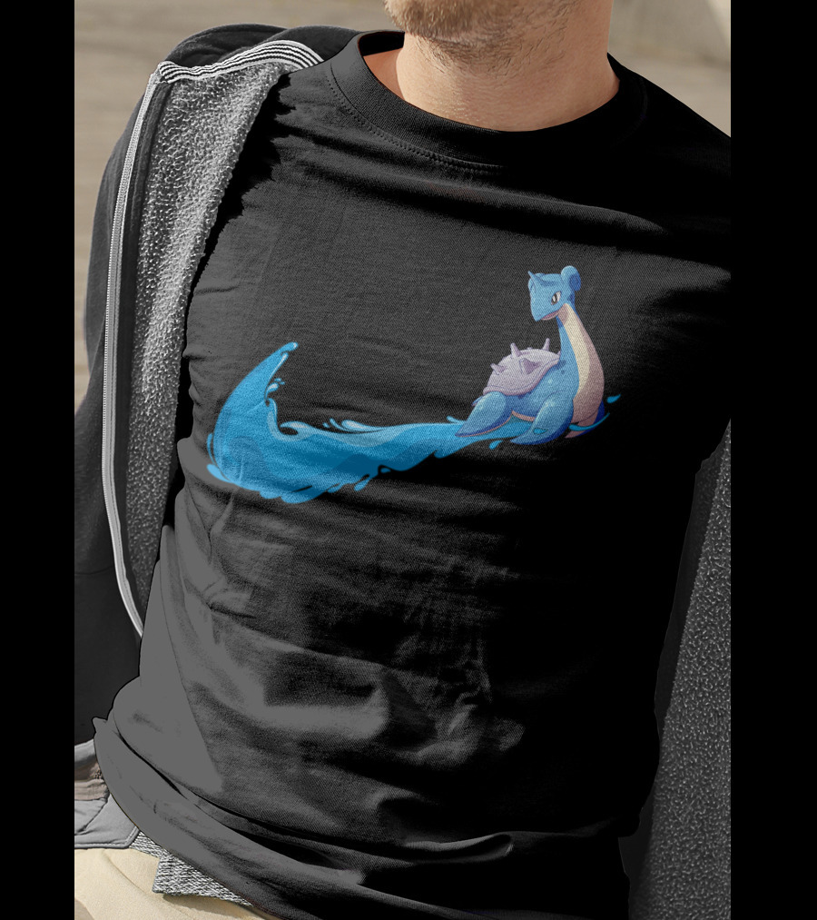 Lapras Water-Type Pokémon Splash T-Shirt