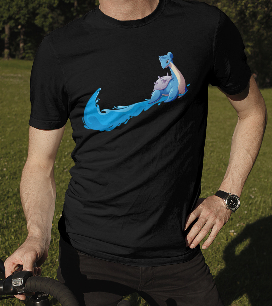 Lapras Water-Type Pokémon Splash T-Shirt