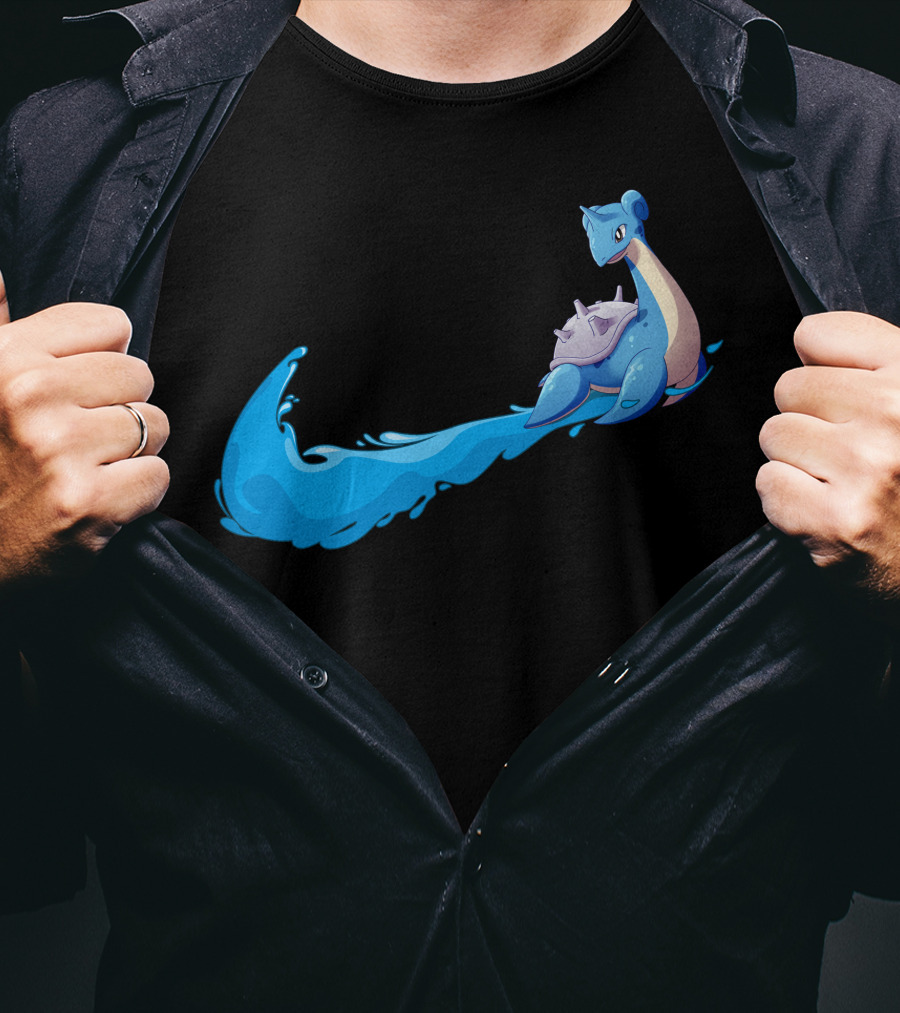 Lapras Water-Type Pokémon Splash T-Shirt