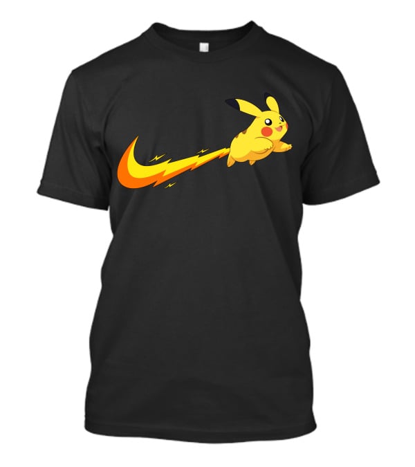 Pikachu Lightning Bolt Power Jump T-Shirt