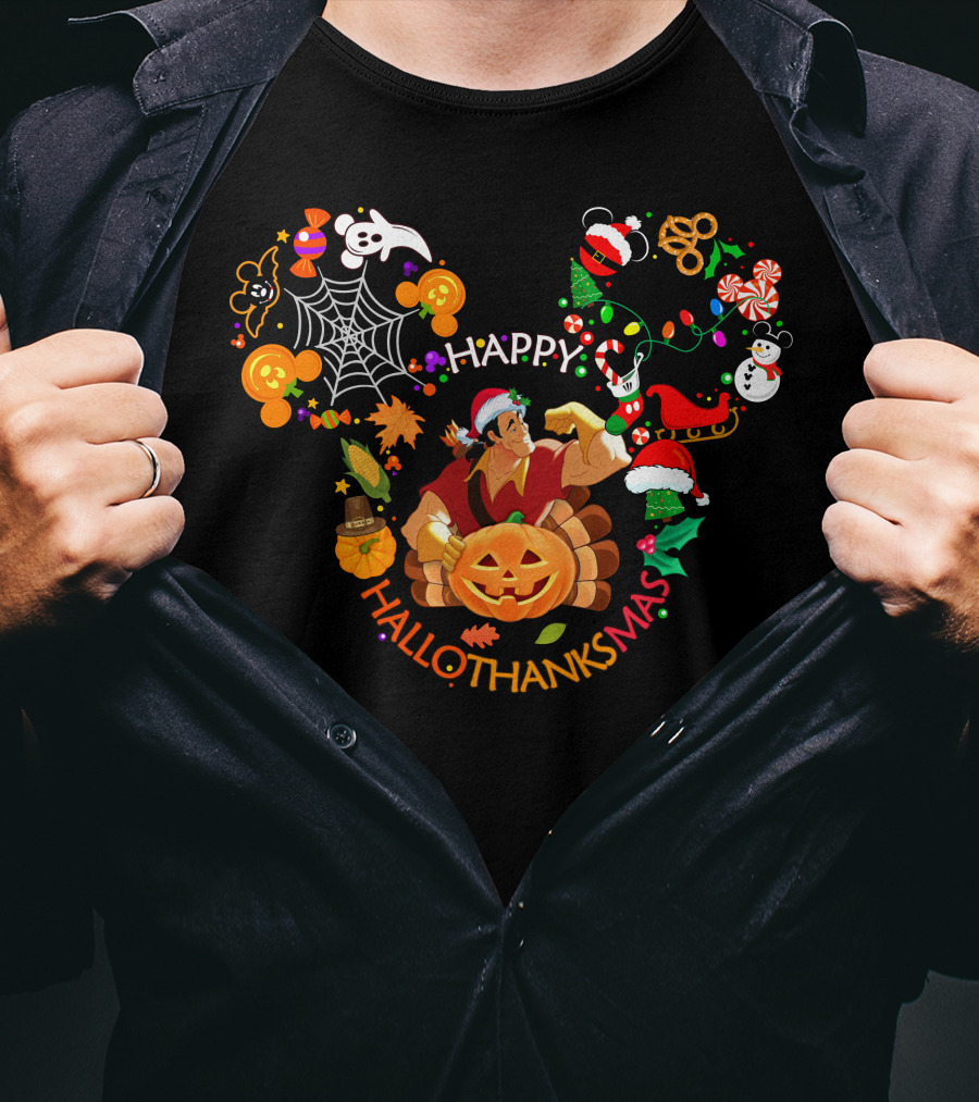 Happy Hallothanksmas Gaston T-Shirt