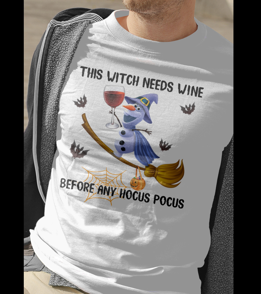 This Witch Needs Wine Before Any Hocus Pocus T-Shirt