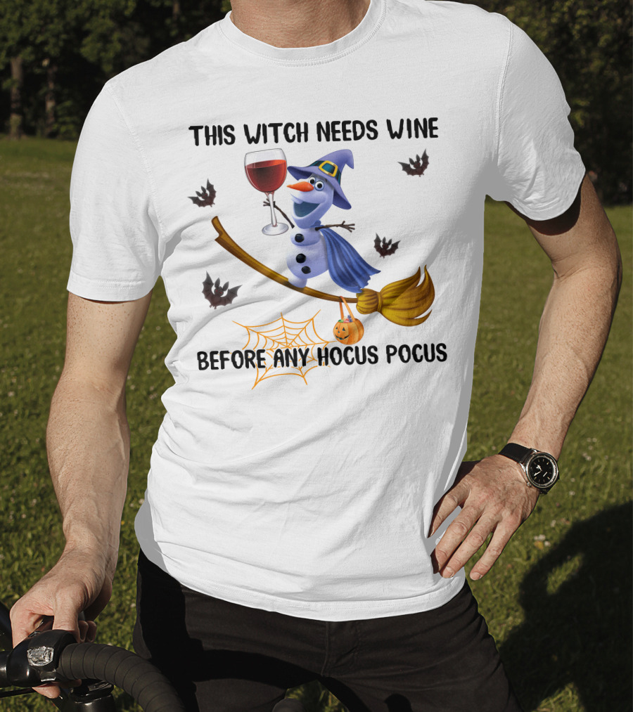This Witch Needs Wine Before Any Hocus Pocus T-Shirt