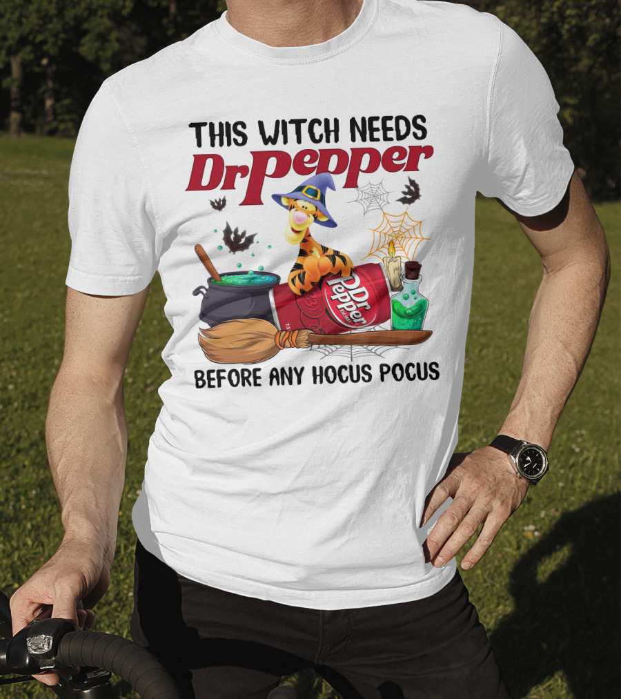 This Witch Needs Dr Pepper Before Any Hocus Pocus T-Shirt