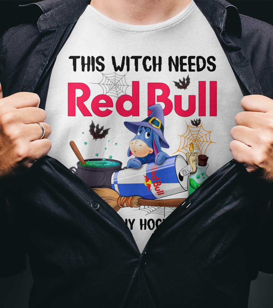 This Witch Needs Red Bull Before Any Hocus Pocus Eeyore T-Shirt