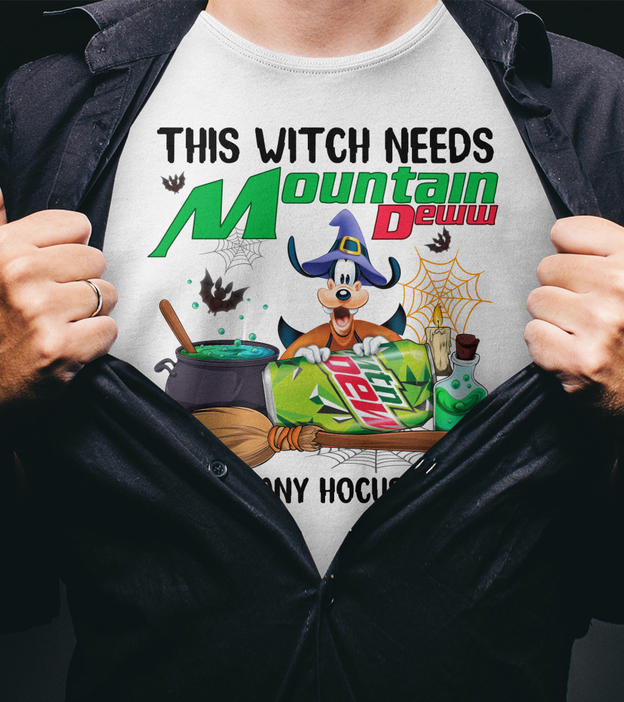 This Witch Needs Mountain Dewuu Before Any Hocus Pocus T-Shirt