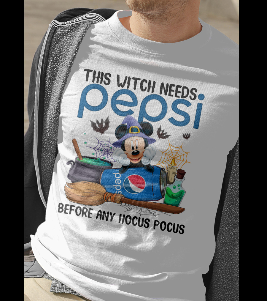 This Witch Needs Pepsi Before Any Hocus Pocus T-Shirt