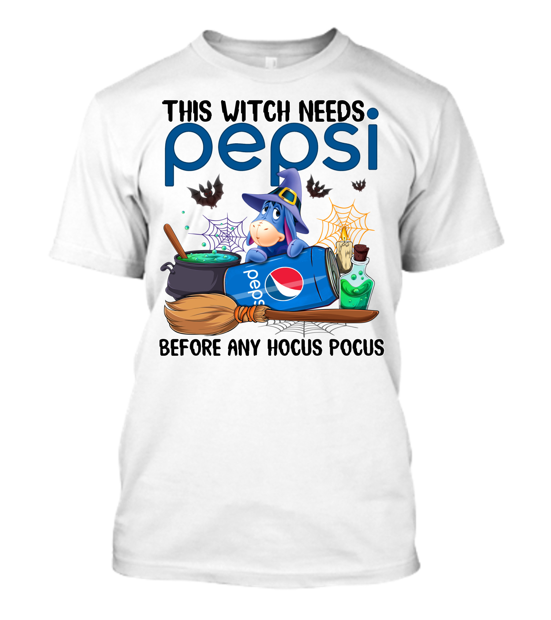 This Witch Needs Pepsi Before Any Hocus Pocus Eeyore T-Shirt