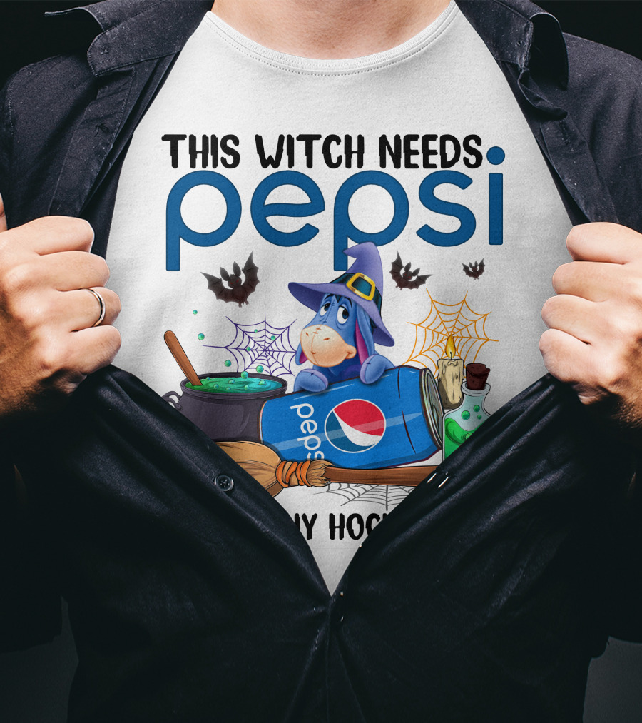 This Witch Needs Pepsi Before Any Hocus Pocus Eeyore T-Shirt