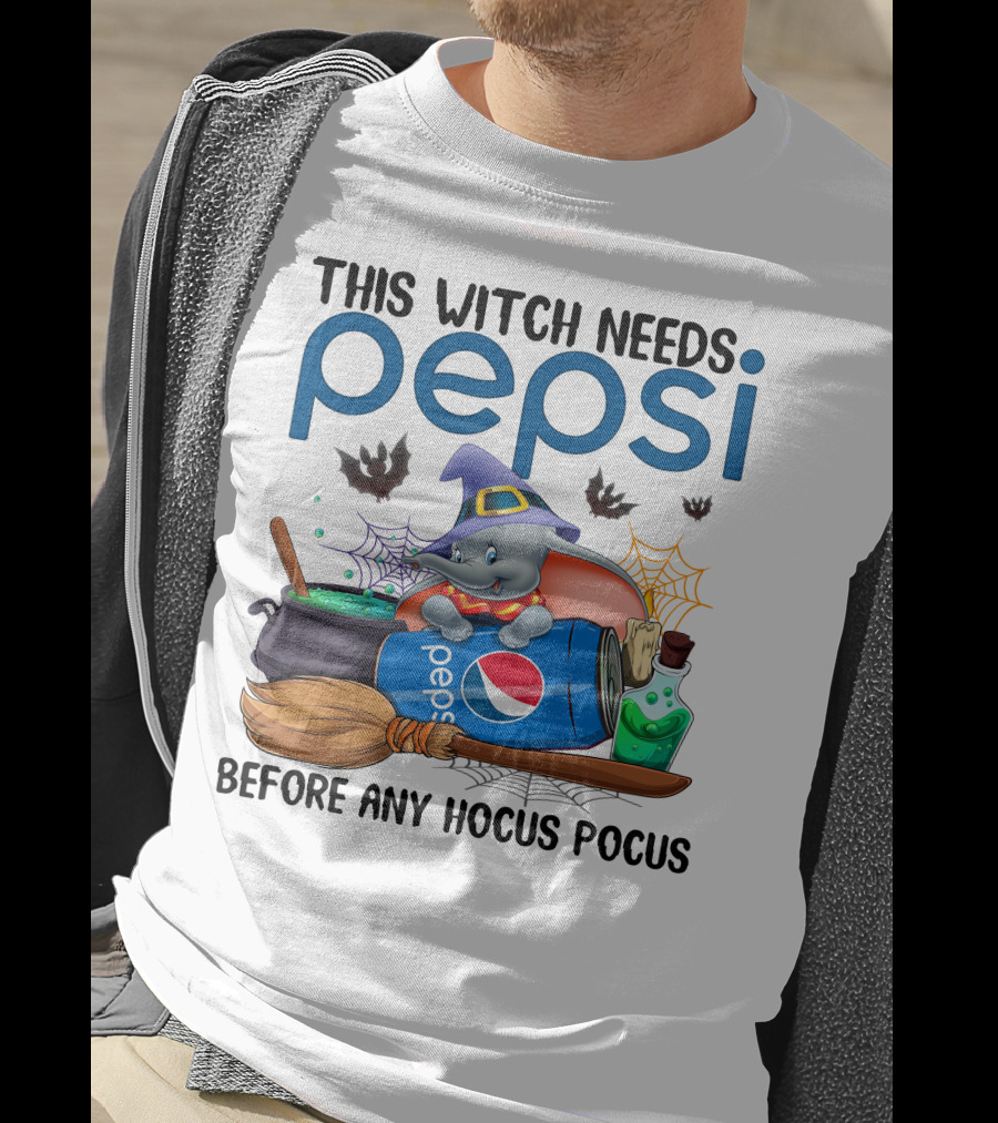 This Witch Needs Pepsi Dumbo Before Any Hocus Pocus T-Shirt