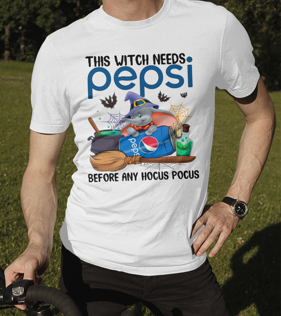 This Witch Needs Pepsi Dumbo Before Any Hocus Pocus T-Shirt