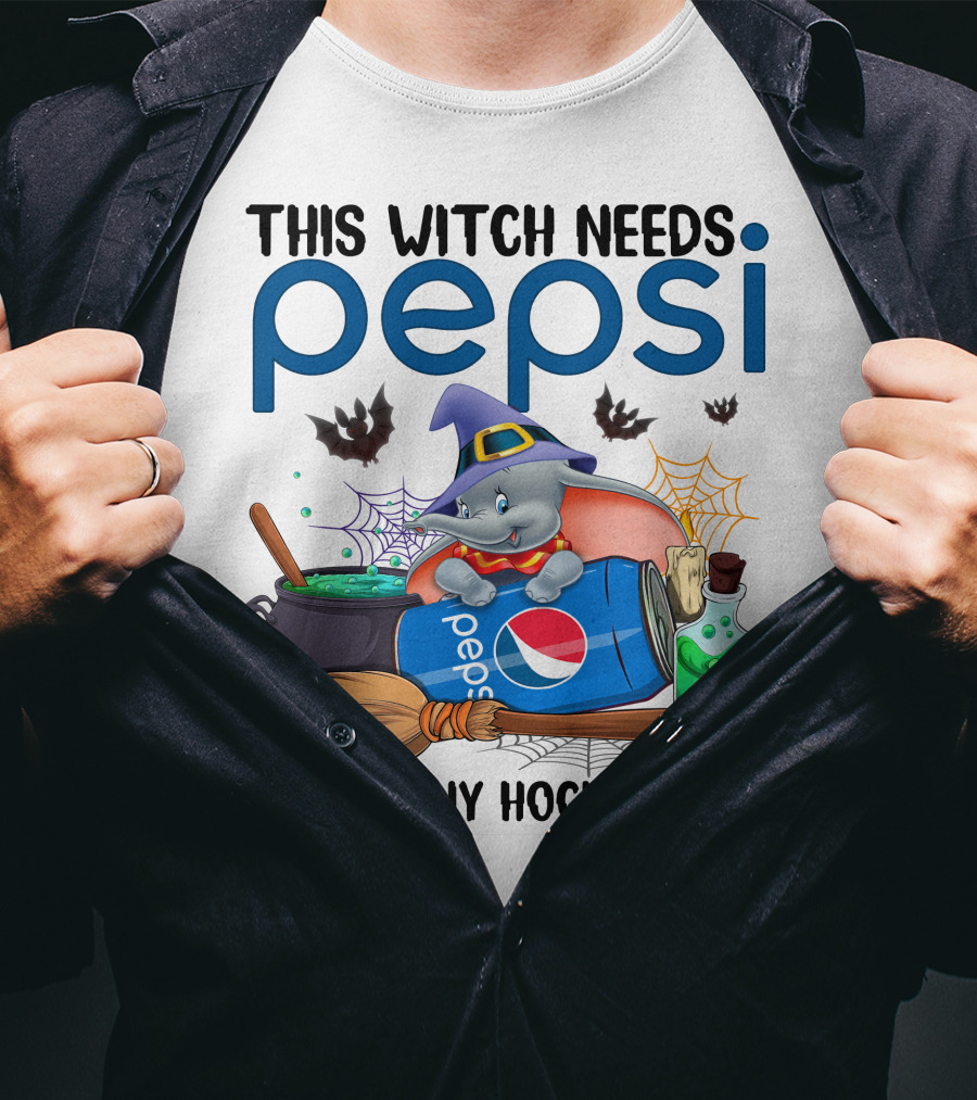 This Witch Needs Pepsi Dumbo Before Any Hocus Pocus T-Shirt