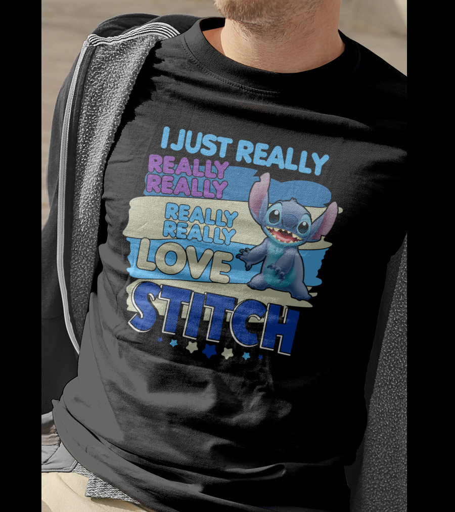 I Just Really Really Really Really Love Stitch T-Shirt
