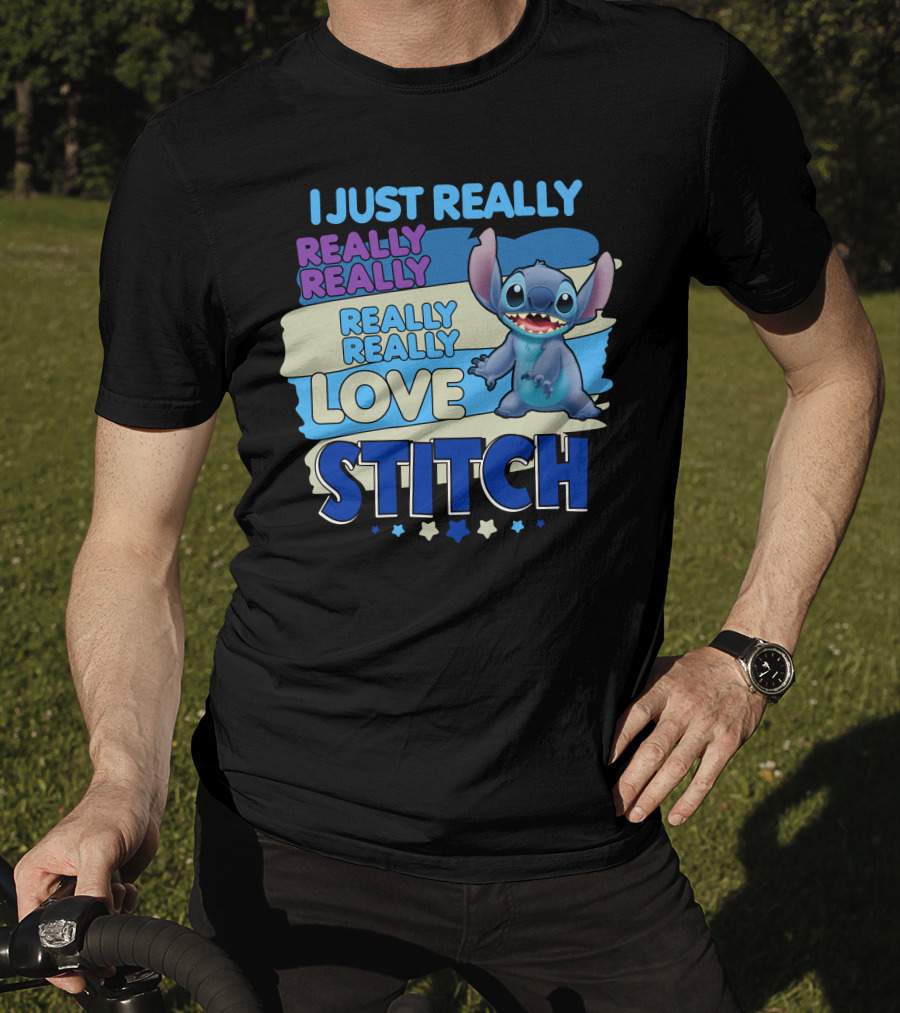 I Just Really Really Really Really Love Stitch T-Shirt