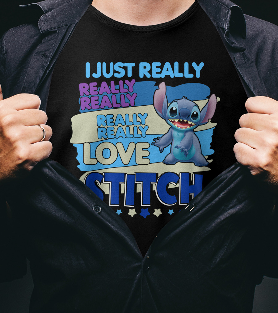 I Just Really Really Really Really Love Stitch T-Shirt