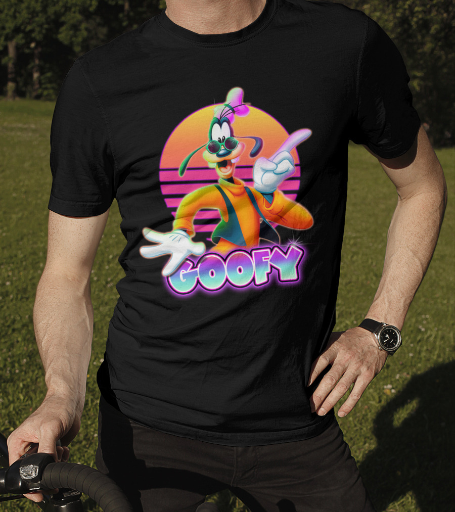 Goofy Retro 80S Sunset Aesthetic T-Shirt