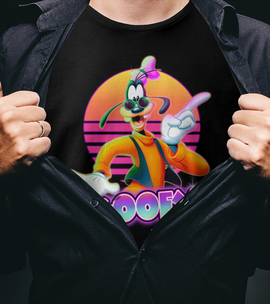 Goofy Retro 80S Sunset Aesthetic T-Shirt