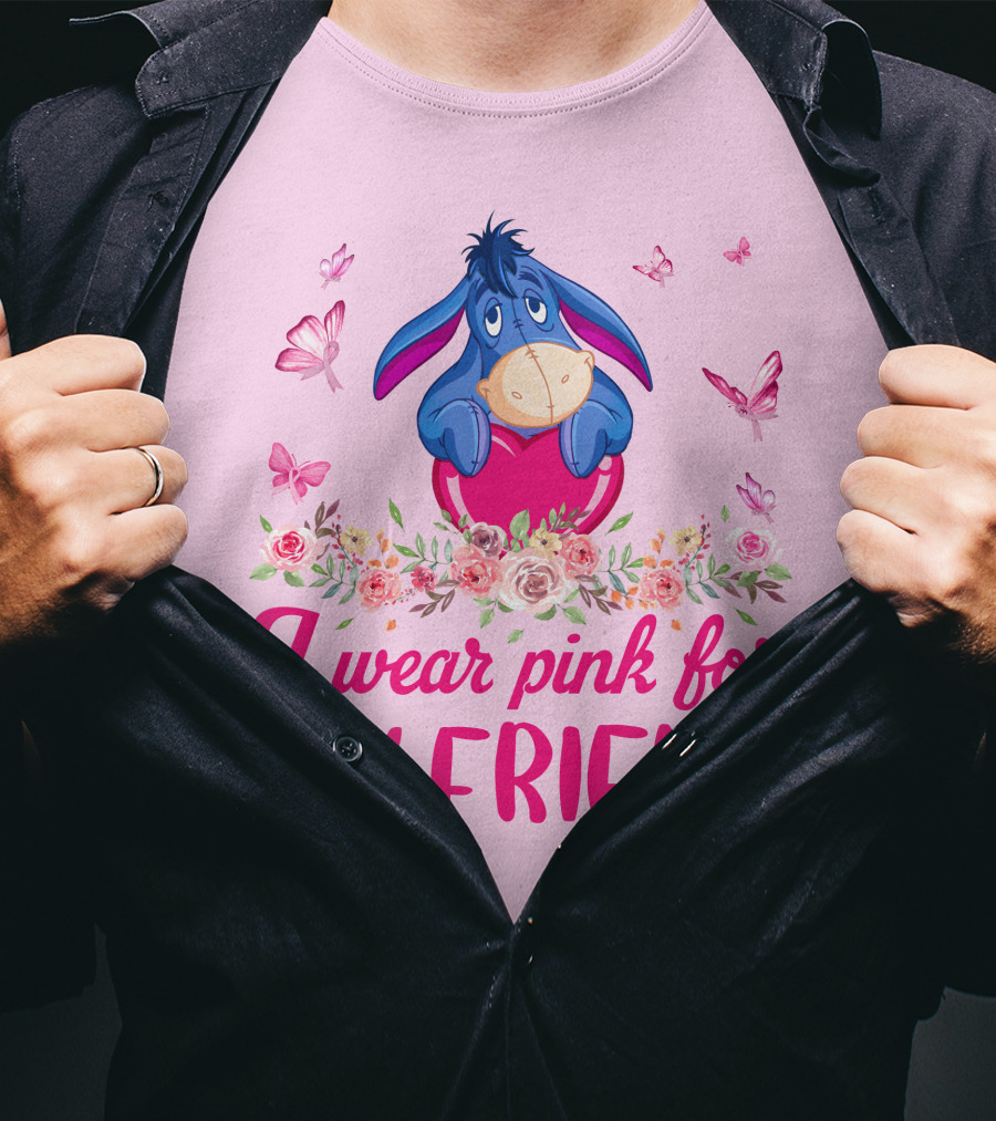 Eeyore I Wear Pink For My Friend T-Shirt